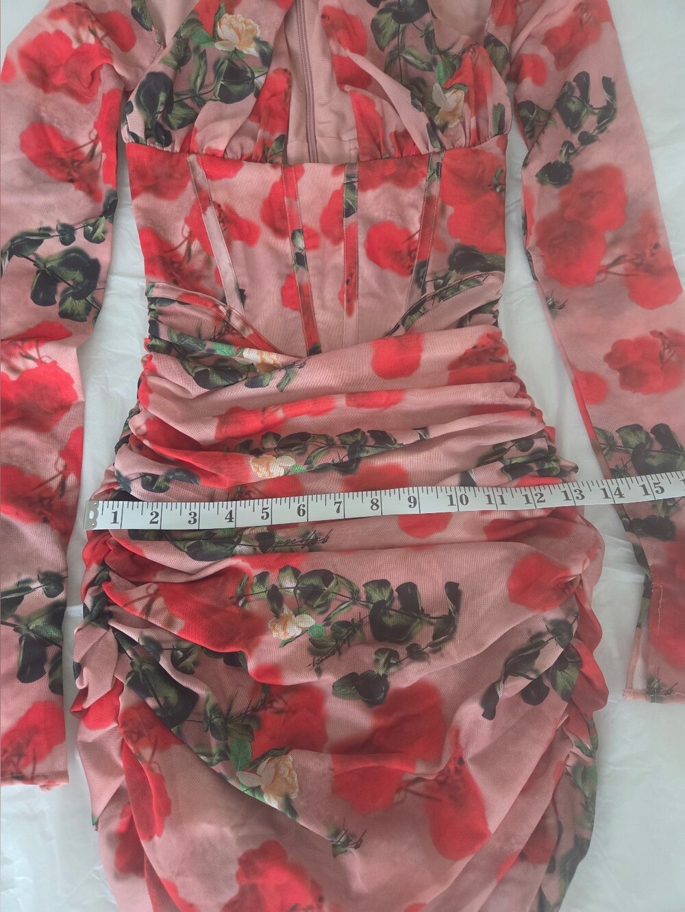 Rose Print 'Adanna' House of CB- XS - Picture 16 of 16